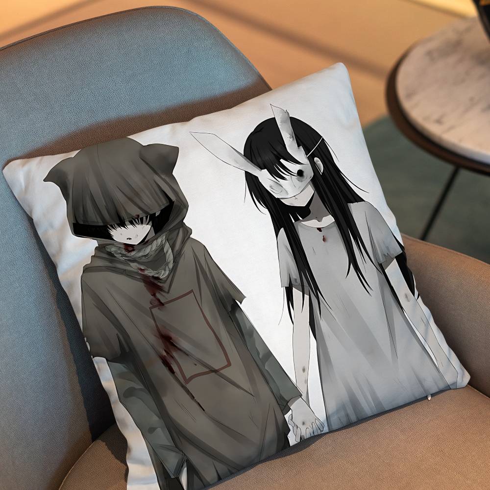 Horror Art Game Reanimal Pillow Case Pillow Case Living Room Sofa Cushion Cover Suitable For Home Bedroom Room Decoration