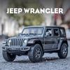 1/22 Jeeps Wrangler Rubicon Alloy Diecasts & Toy Vehicles Metal Toy Car Model Sound and Light Pull Back Collection Kids Toy Gift