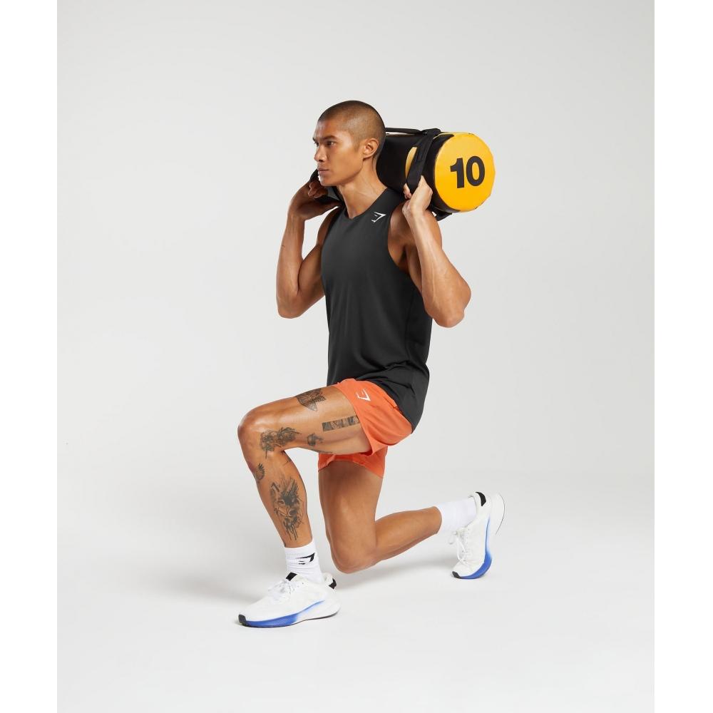 Gymshark Arrival 5  Shorts Ignite Orange A2a1m Obmt