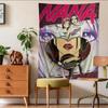 Retro Anime Tapestry, Cartoon Girl Wall Hanging, Home Decor For Bedroom, Gaming Room, Dorm, Living Room And Birthday