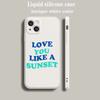 Luxury Color Phone Case For iPhone 15 14 13 12 mini 11 Pro Max XS X XR SE 7 8 Plus soft Beige Cover Letter Print Kangaroo