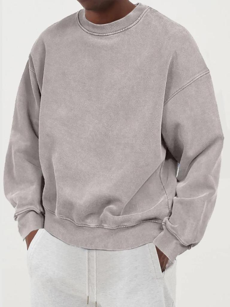 2025 Men's Autumn Solid Color Fashion Sweatshirt