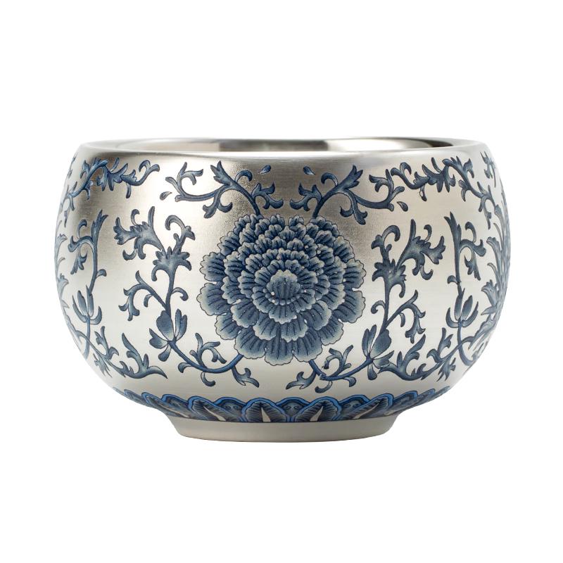 Gold-Inlaid Jade Master Teacup