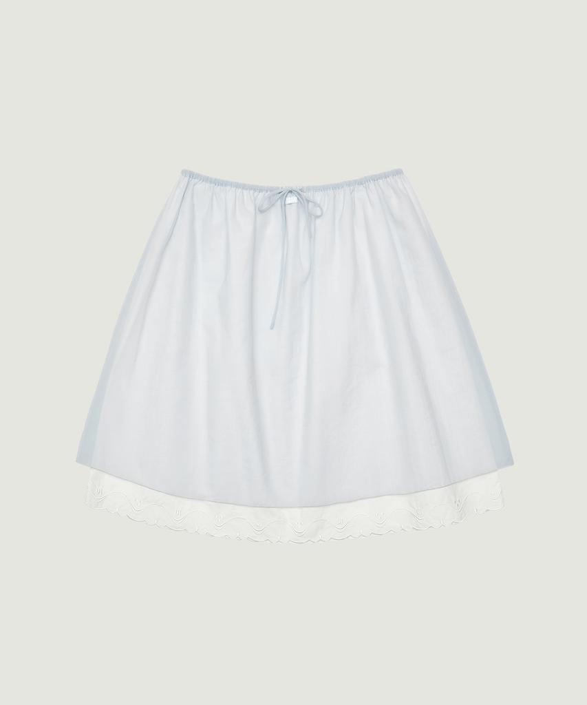 Grove Maro Midi Skirt (Light Blue)