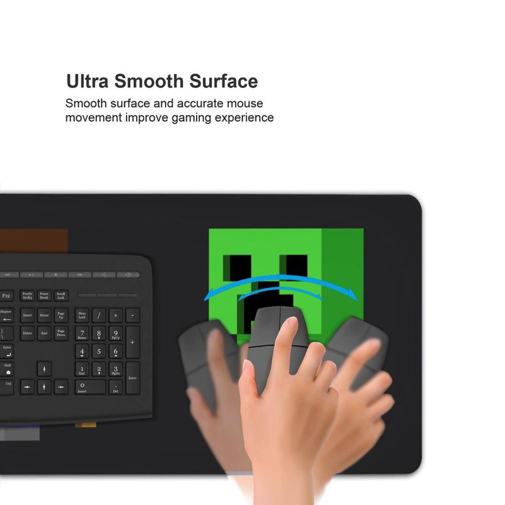 Minecraft Large Game Mouse Pad Mouse Pad Waterproof Durable Stylish Mouse Pad Mouse Pad for Use Anti-Slip Office/Home 40cm75cm