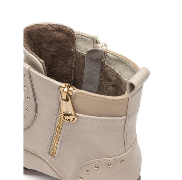 Mustang 1229-522 Beige Ankle Boots