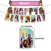 K-Katseyes Theme Birthday Party Decorations Background Kpop Girl Party Favor Fans Balloon Set Cake Topper Backdrop Gift Supplies