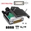 1PC DB9 DB15 9Pin 15Pin Male/Female Plug Solder-free Connector  COM RS232 Serial Port D-SUB Terminal Plug Adapter