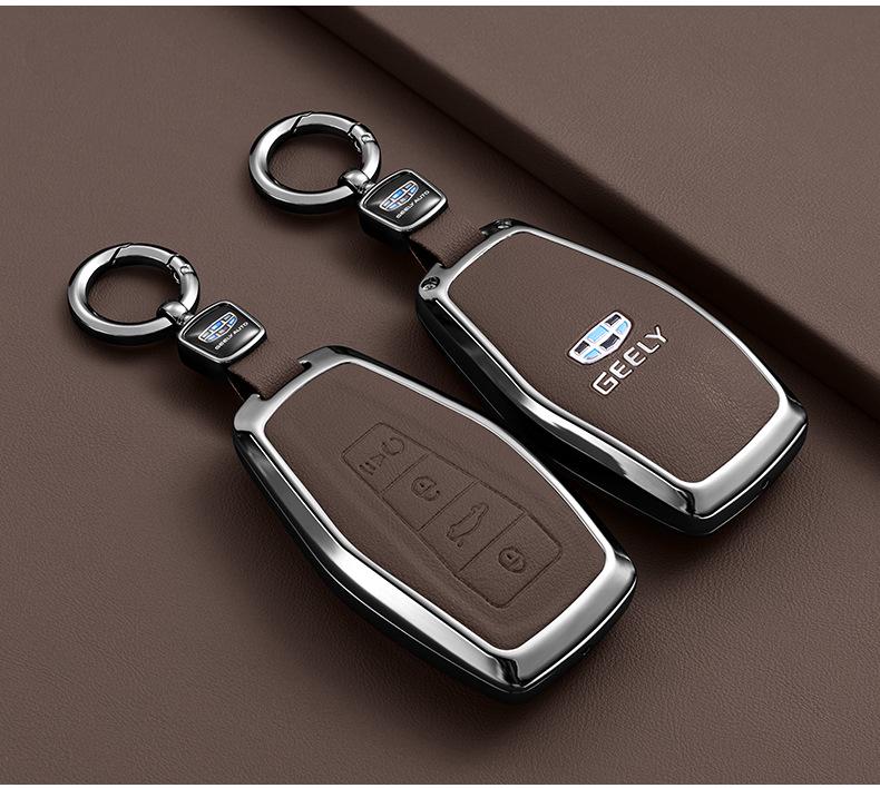 Car Key Covers for Geely Emgrand, Xingrui, Boyue L, Xingyue L, Binyue, and Binrui Vision X6/Icon Models