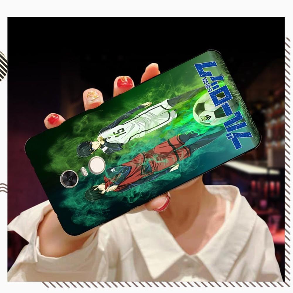 

Anime Blue Lock Phone Case For Redmi 5 6 7 8 9 10 plus pro 6 7 8 9 A GO K20 K30 K40 pro plus F3 Fundas Redmi 10 4G