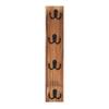 Wall Mount Key Holder Rack with Hooks Decorative Farmhouse Vertical Hanger for Entryway Home