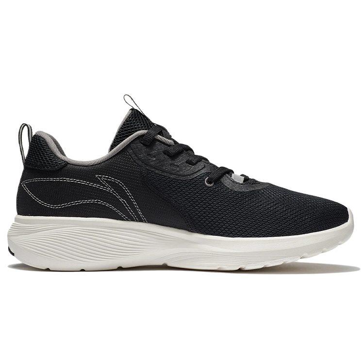 Li Ning Abrasion Resistant Abrasion Resistant Low Top Running Shoes Men's Black ARSS027-2