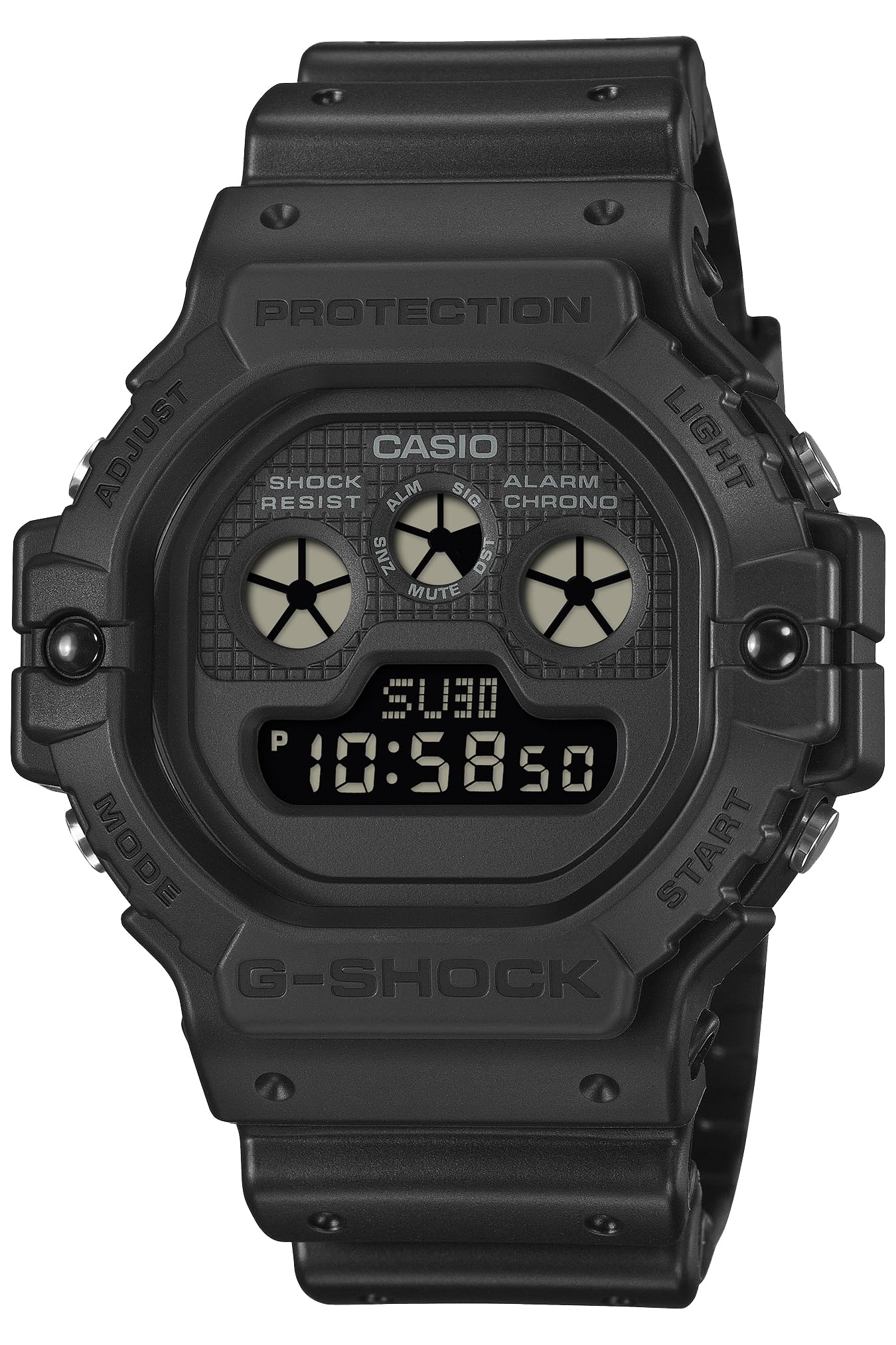 Мужские часы Casio Black G-Shock DW-5900UBB-1JF