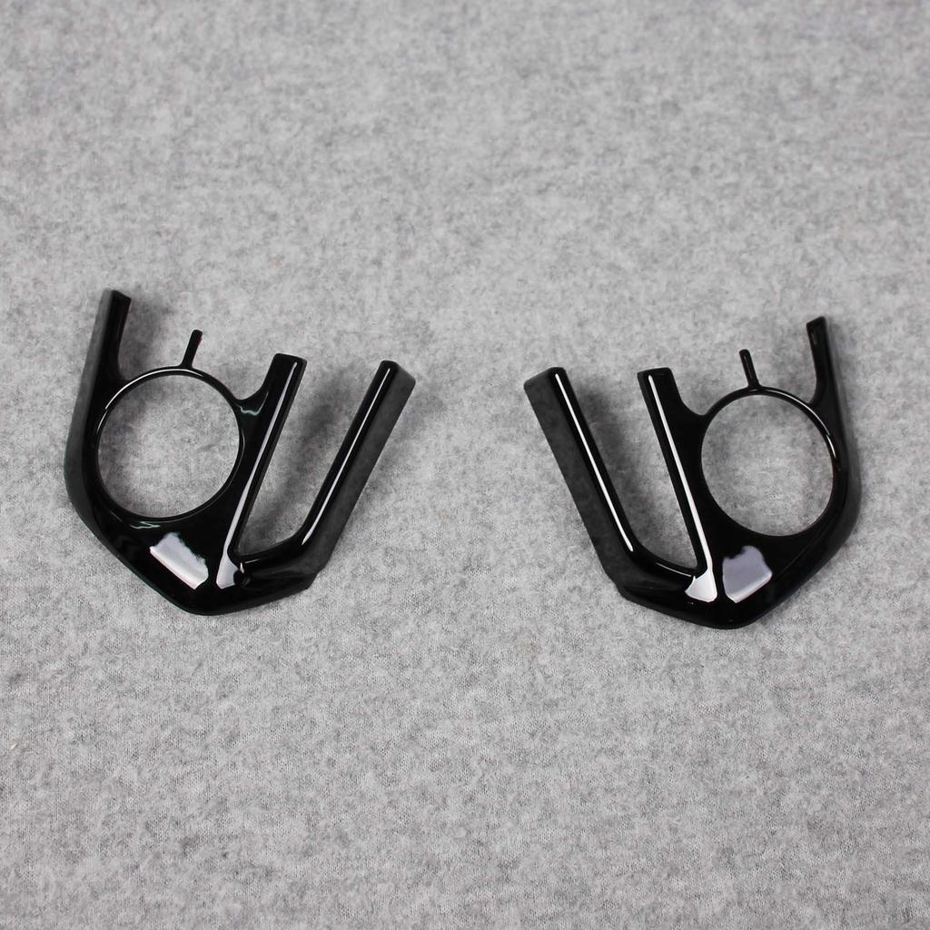 RUIQ Toyota New RAV4 (5th Generation) Interior Steering Wheel Garnish, Handle Frame, Interior Designed Exclusively for the Toyota RAV4 (Piano Black)