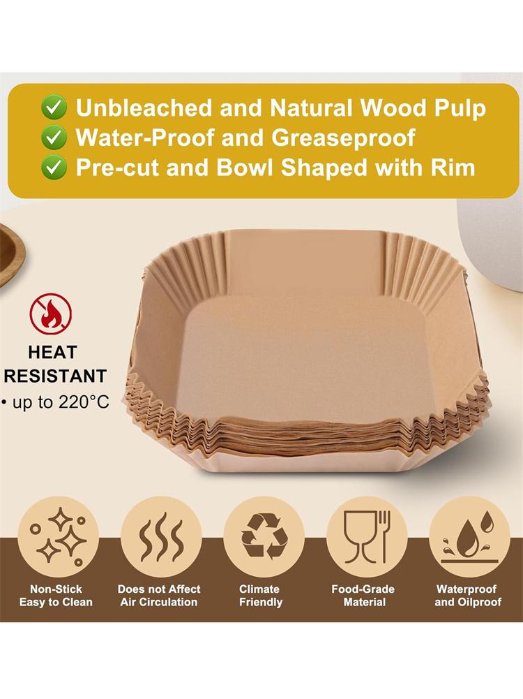 Air fryer oil-absorbing paper-square 16CM-100 sheets