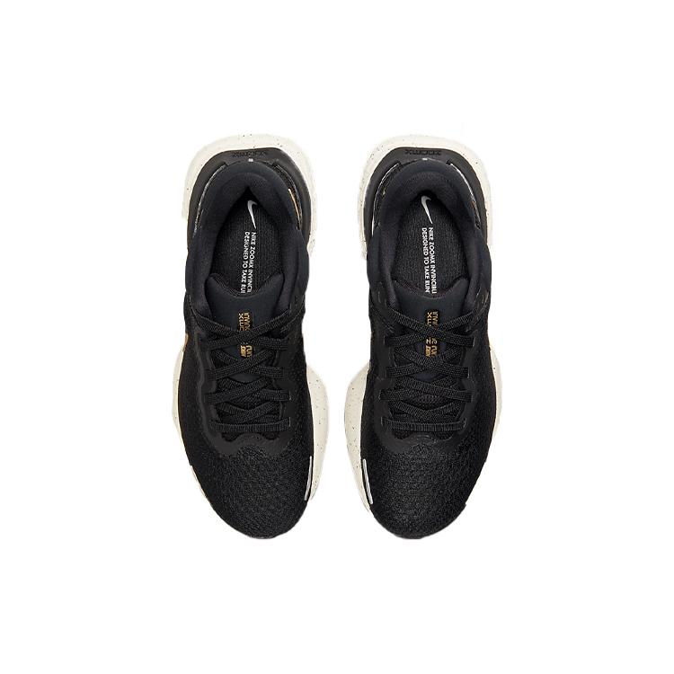 New Nike ZoomX Invincible Run Flyknit Black Metallic Gold Women's CT2229-004