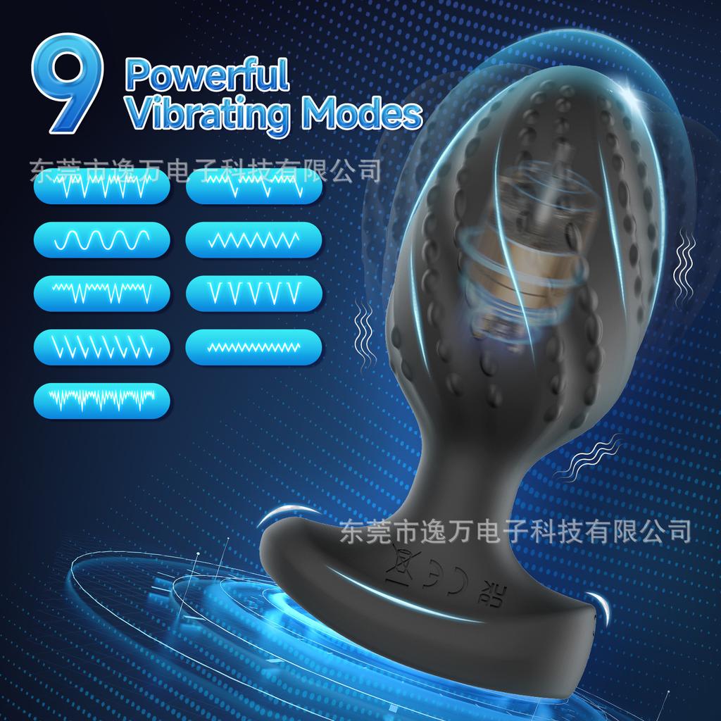 Anal Toys Adult Sex Toys Silicone Masturbators Vibrating And Vibrating For Outdoor Activities With Beads And Anal Plugs In The Back