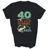 40th Birthday Fishing Turning 40 Years Old Fisherman Pun Unisex Shirt Gift