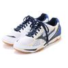 Mizuno Wave Rider 25 Comfortable Breathable Shock Absorbing Non-Slip Durable Low-Top Training Shoes Unisex sneaker White Blue V1GA173025