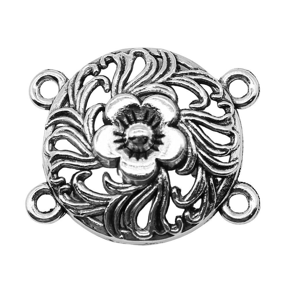 Accessories Parts Four-Hole Necklace Connector Wedding Jewelry Findings TA023