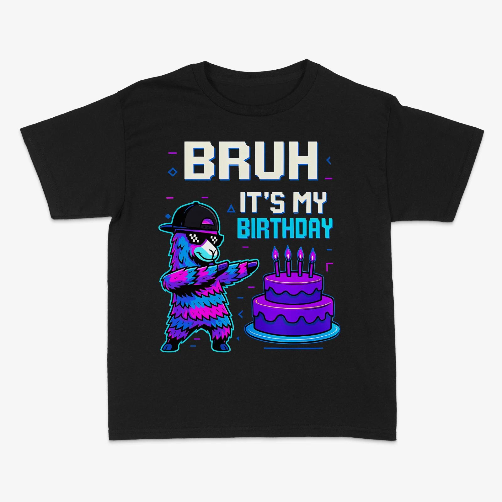Bruh It s My Birthday T-shirt, Cute Birthday Gift For Family XL