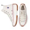 Converse Run Star Hike Comfortable High-Top Canvas Shoes Unisex Off-White