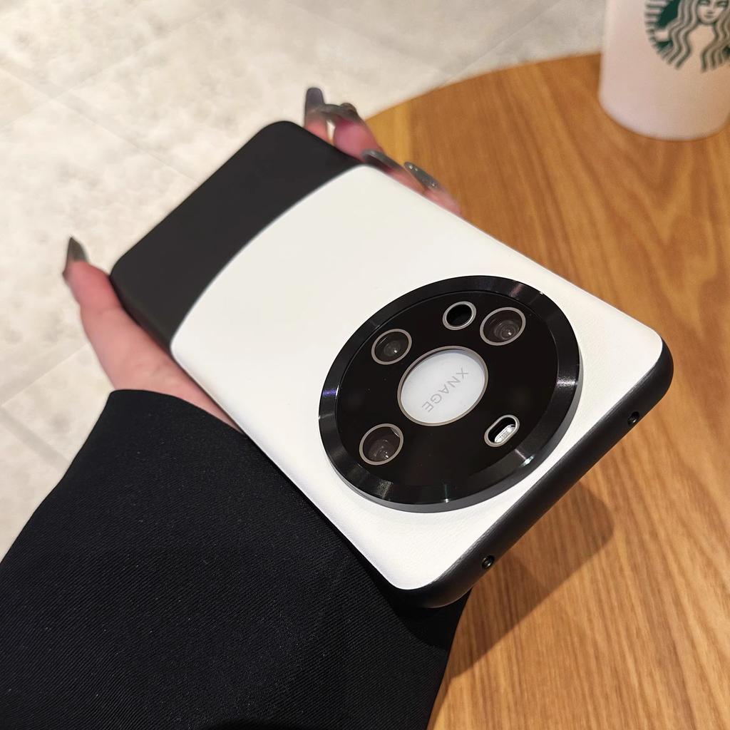 With Lens Film Leather Suitable for Huawei Mate60pro Mobile Phone Case New Mate50 Protective Case 70pro Business