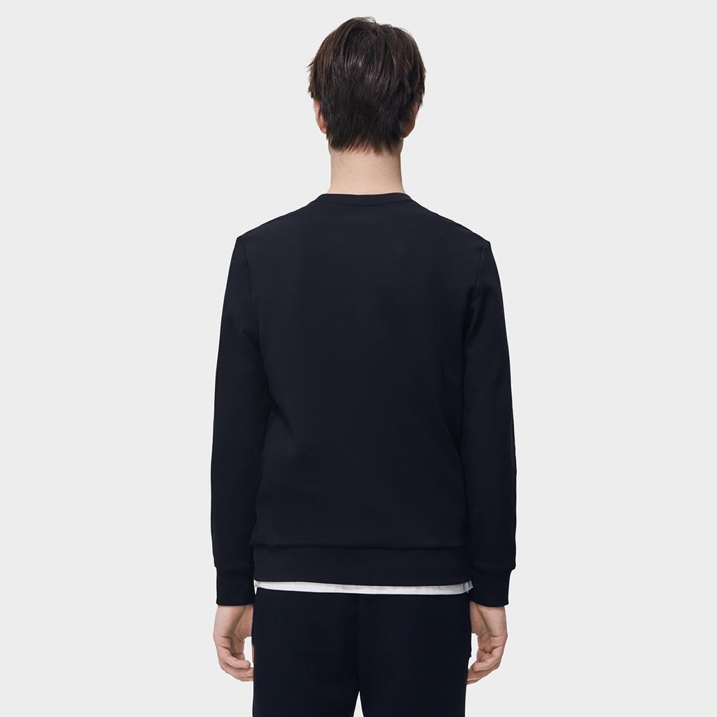 New FILA Sweatshirts Men's Jet Black F11M319214F-BK