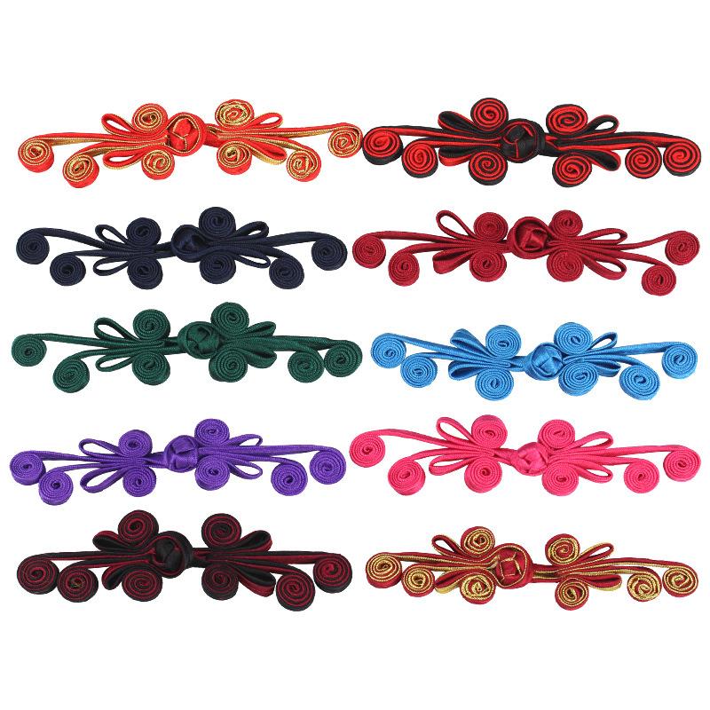 5 Pairs Retro Handmade Chinese Closure Buttons Knot Fastener for Sewing Cheongsam Tang Suit DIY Button Decorative Accessories