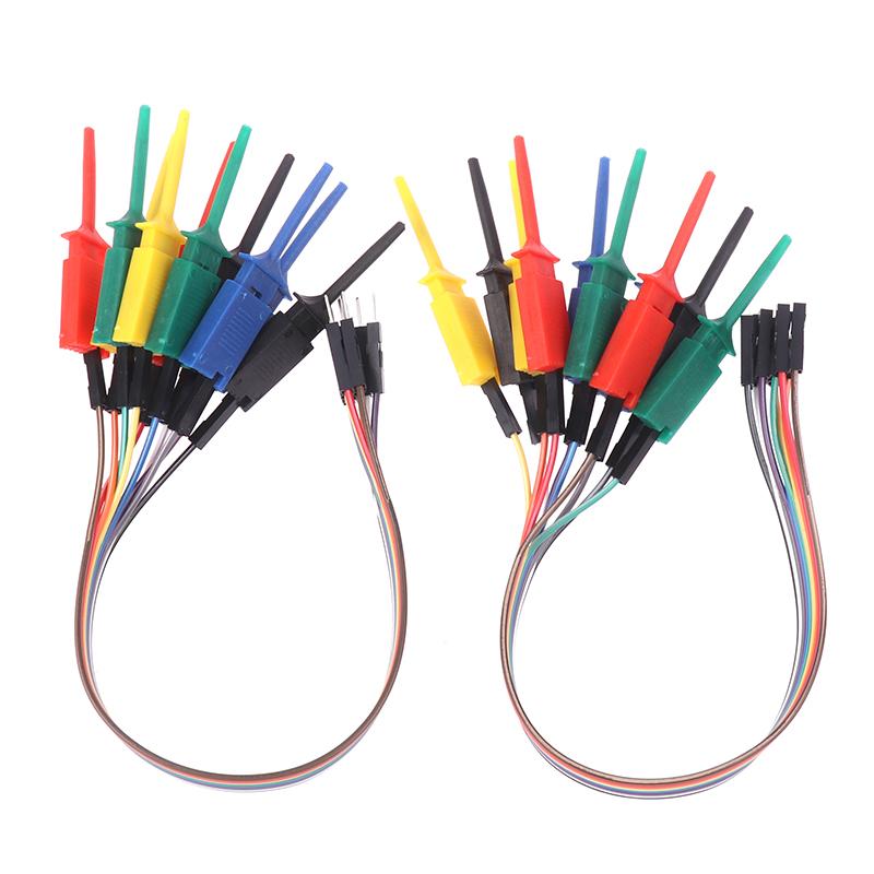 20Cm High Efficiency Test Hook Clip Logic Analyzer Cable Gripper Probe Test Clamp Kit For Chips Pins Connecting Testing