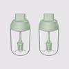 2pcs 250ML Oil Bottle Moisture-proof with Lid Spoon Pepper Jar Salt Shaker Combination Glass Kitchen Dining Seasoning Bottle
