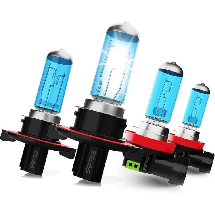 Compatible with Ford Focus 2012-2018 Lights Headlights Bulbs, H1 High Beams + H11/H9/H8 Low Beam Halogen Headlights and H11 Fog Light, 6 PCS