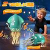 Tanzender Tintenfisch Elektrischer Krabbelnder Oktopus Bauchspielzeug mit LED-Lichtern USB Automatische Ausweichfunktion Interaktives Spielzeug als Geschenk für Jungen und Mädchen Spielzeug, &