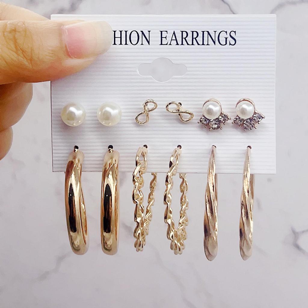 XP17 Perlenohrring-Set - Trendig und modisch