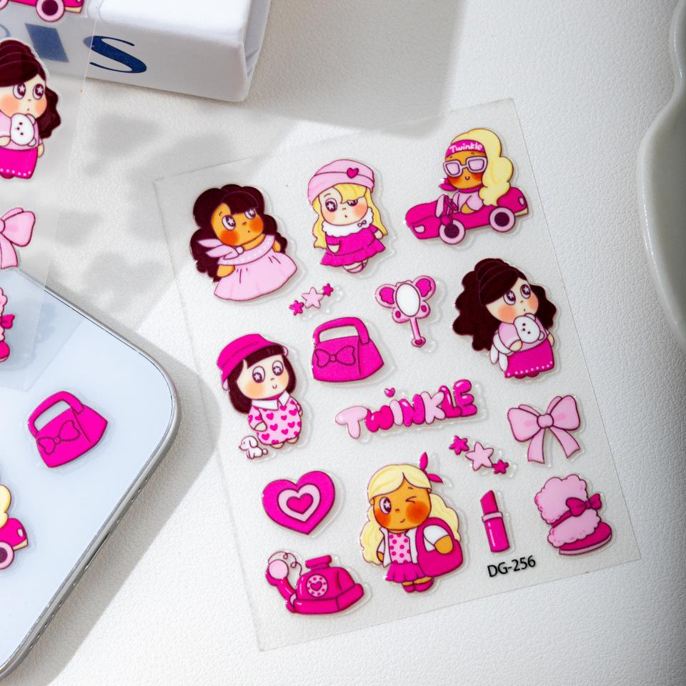 

Cyansea Barbie Cartoon Princess Sticker for DIY Phone, Computer, and iPad Cases DG-256