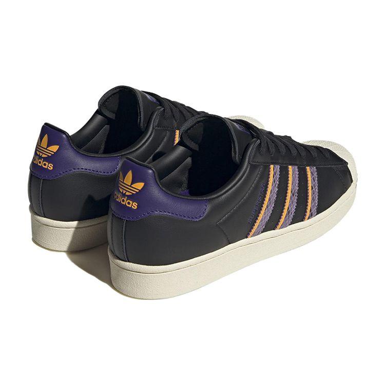 Adidas Superstar Black Violet Fusion Snakeskin Men Sneakers Core-Black Cream-White FZ6475