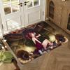 K-Kasane Teto Pink American Floor Mat Soft Thickened Absorbent Non-Slip Bedroom Living Room Door Mat Home Decor Flannel Rugs