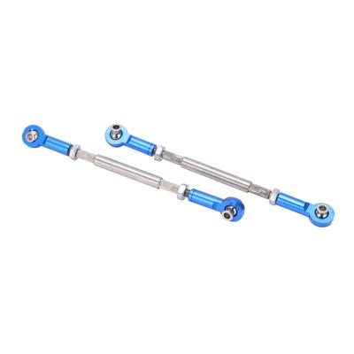 2Pcs Metal Front Steering Link Rod Tie Rods for Traxxas Unlimited Desert Racer 1 7 RC Car