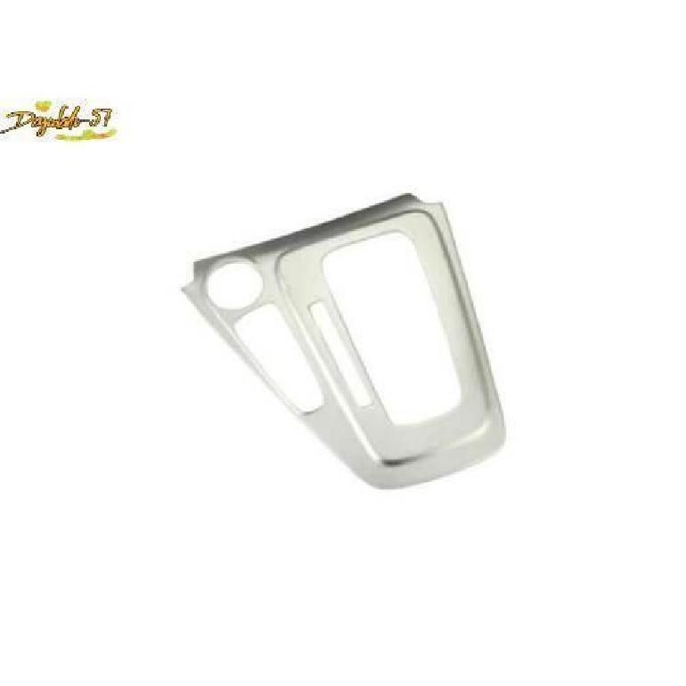 1PCS For Ford Focus 2015-18 AT Silver Steel Console Gear Shift Frame Cover Trim