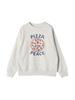 Ships Any Special Order THE KNiTS: Machine Washable Logo Print Sweatshirt 722050058 Natural One Size