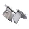 Thickened Stainless Steel Clothes Curtain Rod Round Tube Closet Wardrobe Clothes Rail Support Rod End Support Pole Flange