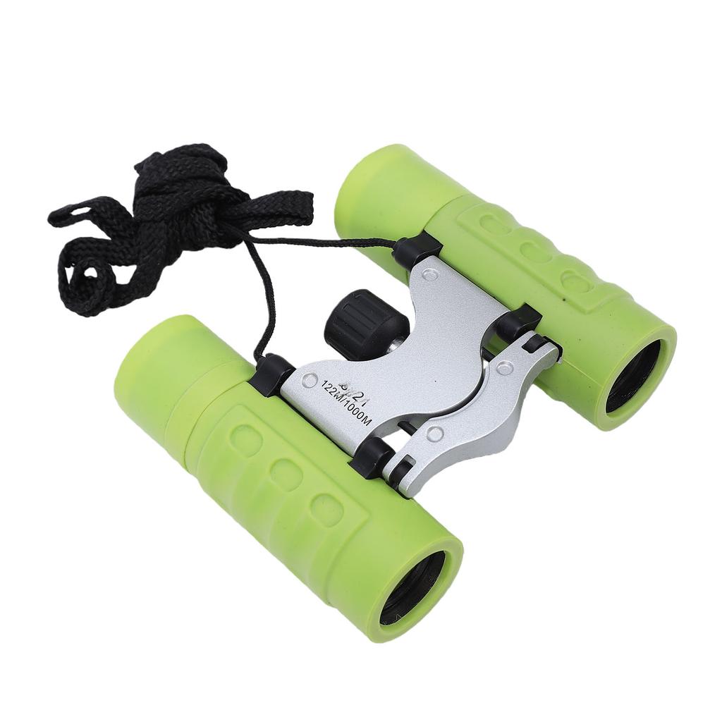 8x21 Binoculars for Kids Aged 3 to 12 Years Compact Folding Binoculars Science Toy for Bird Watching Camping Outdoor