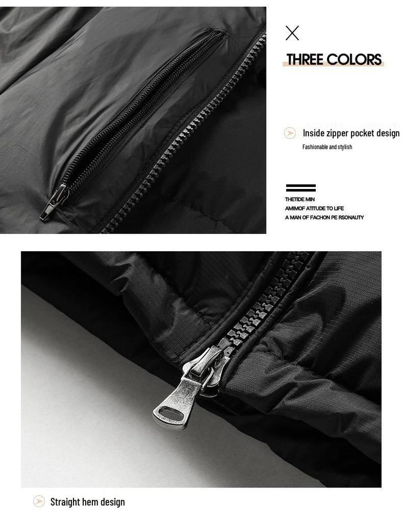 Veste Chaude à Capuche Coupe-vent Unisexe - Version Haute