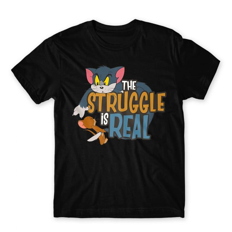 2026 Summer Comic Form Tom and Jerry Image 100 Cotton Printed Oversize Casual Tshirt Adult Children Parentchild Top Homewear