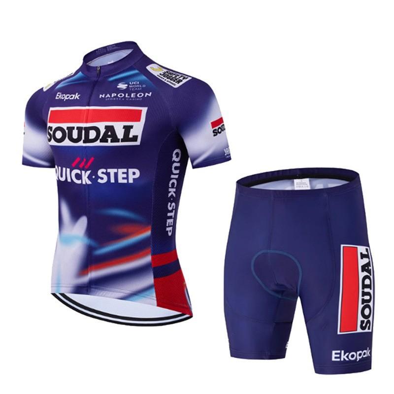 Tour De Cycling Clothes Short-sleeved Breathable Set Outdoor Sportswear