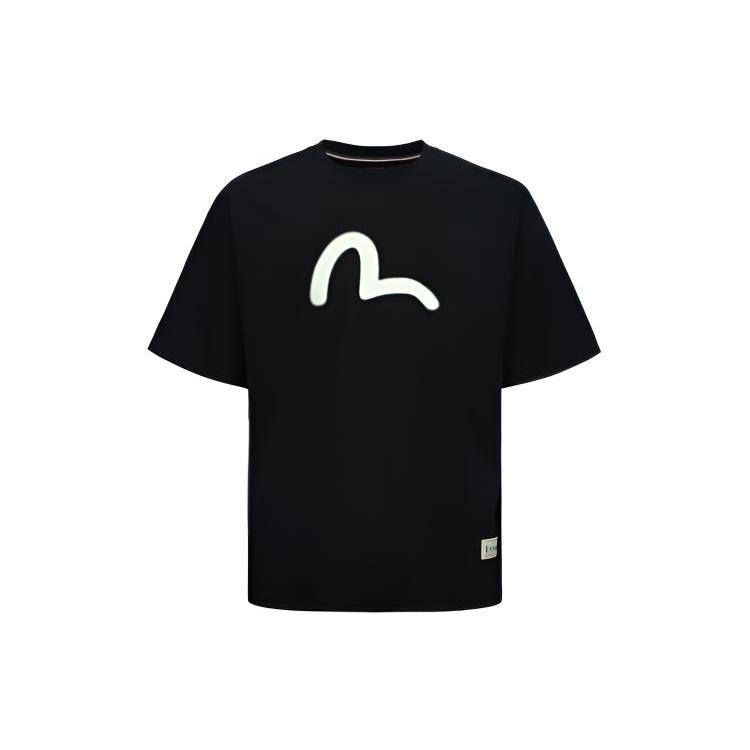 Evisu T-Shirts Unisex Crew Neck Moderate Straight Fit 2ESHTM3TS521LFCT