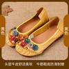 Genuine Leather Mother Shoes Spring and Summer Single Shoes Beef Tendon Bottom Layer Cowhide Comfortable Soft Sole Lightweight