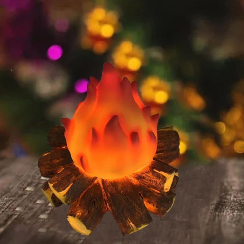 Modern Style Christmas Atmosphere Lamp Resin Material Tabletop Decor  Desktop Display