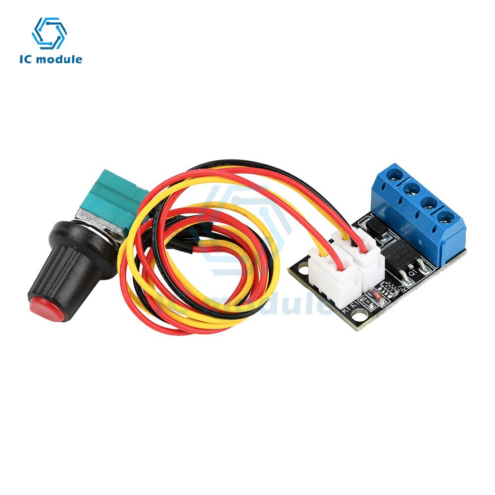 3A/10A PWM DC Motor Speed Controller Speed Governor Potentiometer 5V 12V 16V Switch Module with LED Dimmer for Speed Regulation