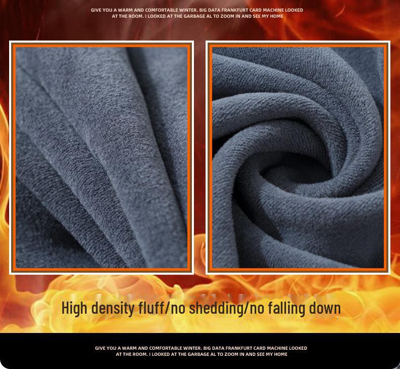 Herren Schwergewicht Samt Strick Winter Gerade Hose mit Drei-Streifen - Locker, Trendig, Hochwertige Freizeit Sportbekleidung.